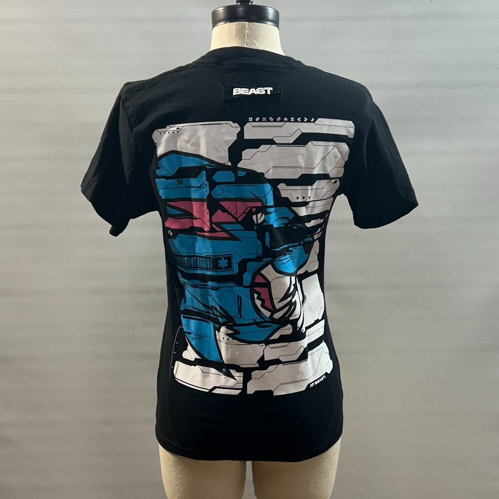 Black MR Beast T Shirt Size XXS